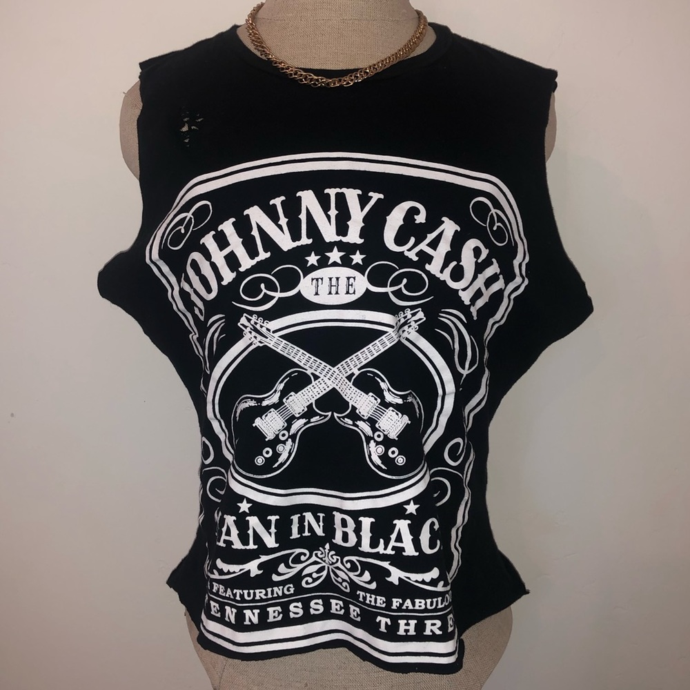 Black Jonny cash shirt